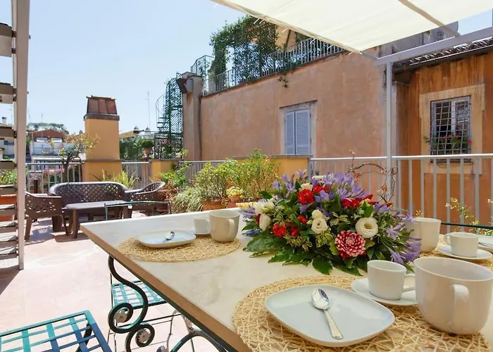 Appartement Vittoria Terrace Penthouse At The Spanish Steps